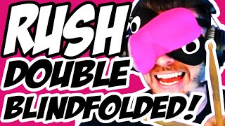 Rush - Tom Sawyer - Blindfolded X2 on FIRST EVER PLAY THROUGH! - Live Drum Cover #QuicklyCovered