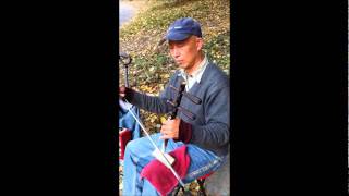 Chinese Street Musician in Central Park