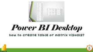Selamat Pagi Malaysia | 04. How to create Power BI table or matrix visuals