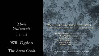Will Ogdon - Three Statements