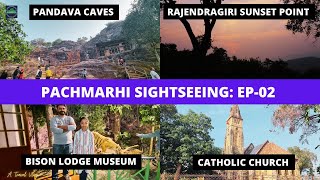 MP: EP09 (Last Episode) - Pachmarhi Sightseeing - Pandava Caves, Bison Museum, Sunset Point, Church