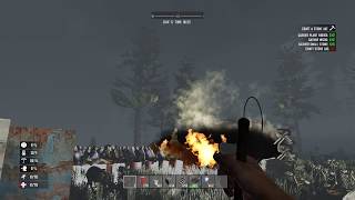 Zombie  rain explosion  7 days to die