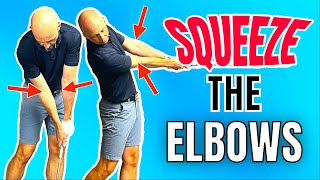 The Best Way to Keep STRAIGHT ARMS in your Golf Swing!