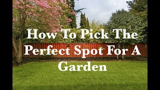 How To Pick The Perfect Spot For A Garden In Your Backyard - 3 Tips