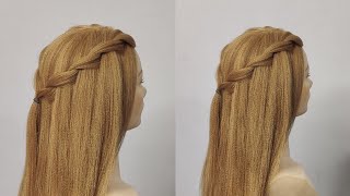 Trendy Open Hairstyle for Party | Open Hairstyle for Wedding | Front Hairstyle | Everyday Hairstyle