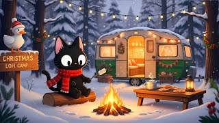 Winter Lofi Picnic with Cat & Duck ❄️🎶 Cozy Guitar Beats for Study & Relax