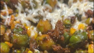 Loaded maple walnut BULDAK brussel sprouts BAKED POTATO😋 THRIFT HAUL!😩w/The Baked Korean is live!