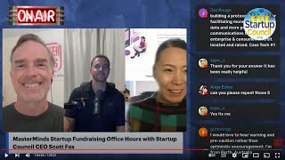 Startup VC Angel Fundraising Free Expert Advice Q&A Office Hours for Entrepreneurs Scott Fox #57