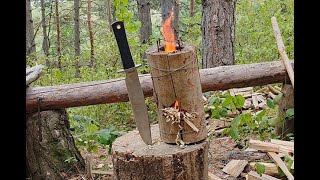 Cold Steel Trail Master CPM-3V tűzgyújtás, összegzés