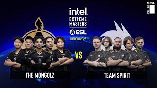 The MongolZ vs. Spirit - IEM Chengdu 2025 - Group Stage - BO3 - MN cast