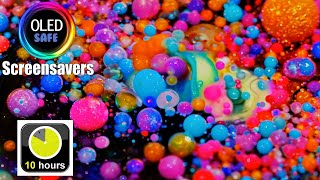 Floating Gradient Colors Screensaver - 10 Hours - 4K - OLED Safe
