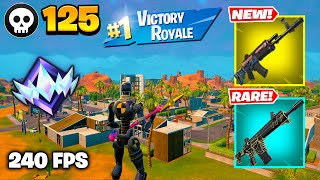 125 Elimination "RANKED RELOAD” Gameplay Wins (Fortnite Chapter 7 Keyboard & Mouse)