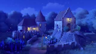Moonlit Village Tiny Glade Live Wallpaper