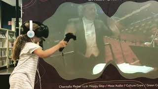 super kid in VR Orchestra Discoverer / interactive VR installation / Chantalla Pleiter & Happy Ship