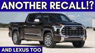 Over 100,000 in HUGE Recall from Engine Risk for Toyota Tundra Pickups and Lexus SUVs