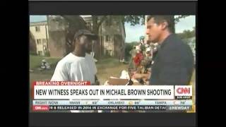 Mike Brown witness Michael Brady interviewed by Chris Cuomo on New Day Aug 22 2014