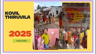Vlog68✨Enga oru kovil thiruvilaku polama Ladoo papuku first festival 🙏#subscribe #temple #festival