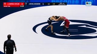 Mitchell Mesenbrink(PSU) vs Antrell Taylor(NEB) 2/18/24 (Jeff Byers Radio Call)