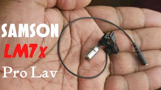 Samson LM7x Professional Lavalier  Microphone review, smallest mic