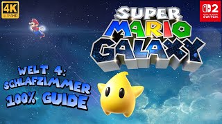 Super Mario Galaxy – Welt 4: Schlafzimmer 100% Guide 🌟 | Alle Sterne & Geheimnisse!