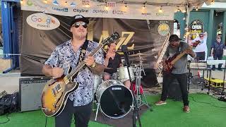 Maxx Cabello Jr, Myron E Dove & Mike Vanderhule  at the Sunnyvale Saturday night concert series