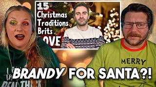 Christmas, But Make It British! | Americans React to 15 Christmas Traditions British People LOVE
