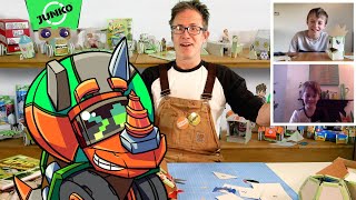 Craft Club Live from Planet JUNKO - Pilot Show... Build a trash monster with us!