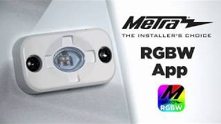 Heise / Metra PowerSports / Metra Marine RGBW LED Lighting App Demo