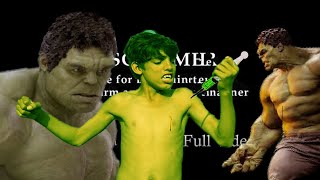 Hulk transformation in real life enject  #hulk #trandingshorts #transformation