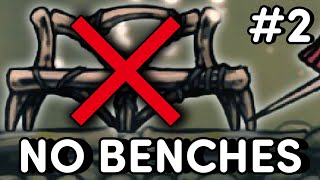 Beating Silksong Without Using Any Benches