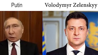 Putin vs Volodymyr Zelenskyy (REUPLOAD)