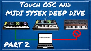 Touch OSC and Midi Sysex - Deep Dive on Moog Matriarch (and others)