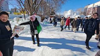 4K SAPPORO SNOW FESTIVAL 2026 WALKING TOUR (plus street food)