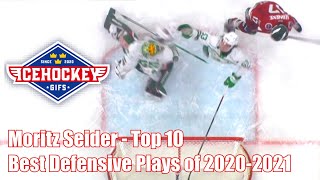Moritz Seider's Top 10 Defensive plays of the 2020-21 Season