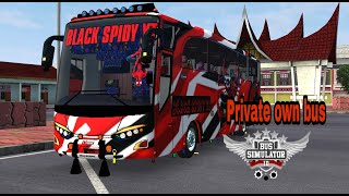 Private own bus mod bus simulator indonesia #bussid #clobberinyt #bsyt #TurnipScreenRecorder
