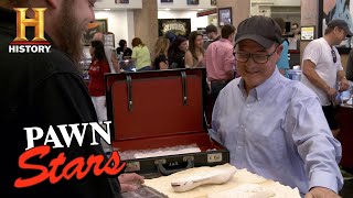 Plaster Cast of Joe Dimaggio's Feet | Pawn Stars