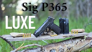 Sig P365 Luxe-The flattest 380 ever made?