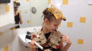 9 Year Old Creates LittleBits Electronic Building Blocks Steampunk Costume