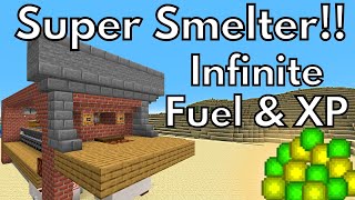 Minecraft Tutorial | Fast Super Smelter 1.18 | 1.19+ | Infinite Fuel | XP Farm