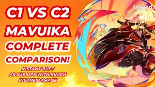 C1 VS C2 MAVUIKA COMPLETE COMPARISON! - GENSHIN IMPACT
