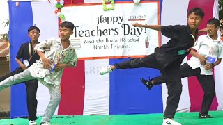 Teachers days program 2024// dance by Ananda bazar S.T boys hostel Team
