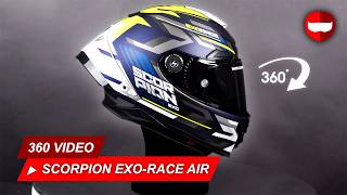 Scorpion EXO-Race Air Kobra Matt Blue-Neon Yellow - Showcase