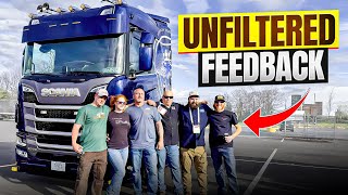 American Truckers Line Up to Drive Our Scania – Raw Opinions!