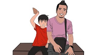 Procreate Drawing : Father & Son
