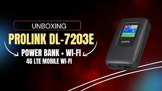 Part1|Unboxing the Prolink DL-7203E: 4G LTE Mobile Wi-Fi  in LAZADA