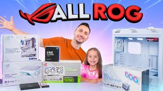 Building the Ultimate ROG Gaming PC with my Daughter!