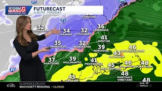 Video: Heavy, wet snowfall for parts of Mass.