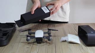 dji spark unboxing with Chinese brainwashing pop song "Tante"