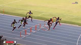 Boys 110m hurdles final. 14.03sec. Accra open championship. Legon 2026.