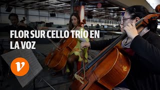 Flor Sur Cello Trío en vivo en la redacción de La Voz